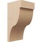Ekena Millwork 12"W x 12"D x 24"H Wide Garner Rough Cedar Woodgrain TimberThane Corbel, Primed Tan CORUR12X12X24GARRCPR - alternate 1